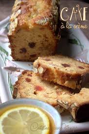 Cake A La Creme Fraiche Epaisse Fruits Confits Varies Recette Gateau Creme Fraiche Creme Pour Gateau Fruits Confits