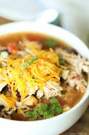 Put chicken, taco seasoning, ranch seasoning, and chicken broth in crock pot. Crockpot Chicken Tortilla Suppe Rezept Einfaches Und Gesundes Rezept