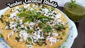 For english readers, chana dal is split and husked bengal gram. Tender Coconut Dhokla Dhokla Recipe Dhokla With Mint Chutney Youtube