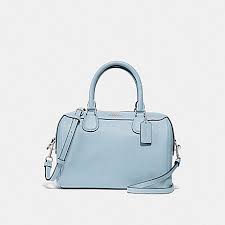 Get the best deals on bennett mini satchel coach bag and save up to 70% off at poshmark now! Coach F31377 Mini Bennett Satchel Silver Pale Blue Coach Handbags