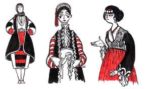 Traditional Macedonian Costume If Greece In Cartoon Macedonian Costumes Alexander The Great