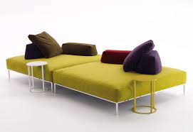 310sm x 210cm sofa, rug, pouf and several variants of the material in the archive. Frank Ottoman By B B Italia Stylepark