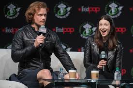 Of course, her outlander family has shared in the excitement as well. Outlander Caitriona Balfe Hilariously Face Palms Sam Heughan In Their Makeup Trailer