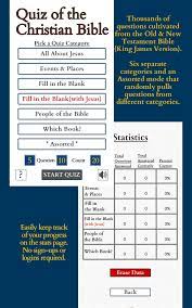 Holy bible trivia presents 10 questions from the king james version bible. Quiz Of The Christian Bible King James Version For Android Apk Download