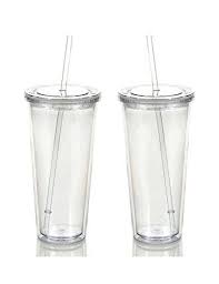 Robot Check Cup With Straw Tumbler Cups Acrylic Tumblers