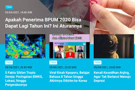 Siapkan data diri anda untuk mengecek secara online. Populer Tren Daftar Penerima Blt Umkm 2021 Wilayah Yang Terdampak Siklon Tropis Seroja Halaman All Kompas Com