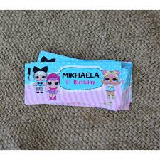 Tutorial kali ini, kue ulang tahun tema lol surprise untuk anak perempuan. Stiker Label Bento Ulang Tahun Lol Surprise Shopee Indonesia
