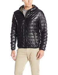 Levi S Men S Lightweight Lamb Faux Leather Quilted Hooded Https Www Amazon Com Dp B01lrwumu2 Ref Cm Sw R Pi Dp X Jackets Racer Jacket Faux Leather Jackets
