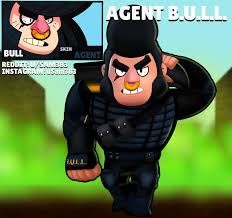 Get notified about new events with brawl stats! Skin Idea Agent B U L L Brawlstars