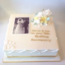 There are golden anniversary square cakes, captivate cuisines which we sure that we can be inspired to the uniqueness of them. Anniversary White S Cake House
