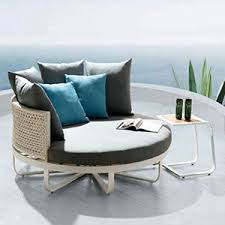 apircot modern outdoor tall enclosed round chaise lounge daybed icon outdoor contract outdoor daybed furniture indoor chairs