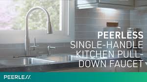 peerless single handle pull down