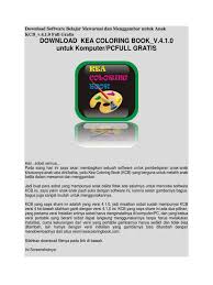 Download Download Kea Coloring Book V 4 1 0 Untuk Komputer Pcfull Gratis
