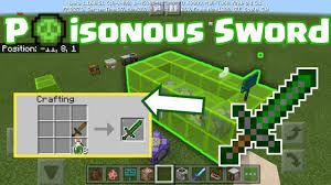 Add items to make this potion in the brewing stand menu, you place ingredients in the top box and the potions are created in the bottom three boxes. How To Make A Poison Sword In Minecraft Using Command Block Youtube