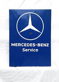 Vintage Mercedes Benz Enamel Car Dealership Sign By Zincfineart 1200 00 Mercedes Benz Mercedes Benz Service Mercedes