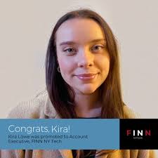Congrats to FINN Tech Practice member Kira Lowe