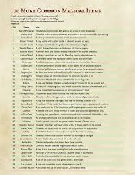 Common Magical Items D D Dungeons And Dragons Dungeons And Dragons Homebrew Dnd Monsters