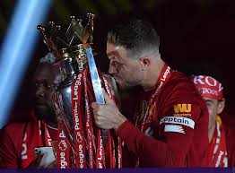 It consists of a trophy with a golden crown and a malachite plinth base. Liverpool Lift English Premier League Trophy For First Time In 30 Years