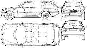 Car Blueprints Chertezhi Avtomobilej Bmw