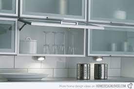 16 Metal Kitchen Cabinet Ideas Home Design Lover Glass Kitchen Cabinets Glass Kitchen Cabinet Doors White Modern Kitchen