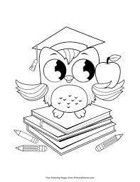 Free printable owl pdf animals coloring pages 017. Wise Owl Coloring Page Free Printable Pdf From Primarygames