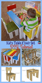 Simple Diy Kids Table Chair Set Tutorial In 2020 Diy Kids Table Kids Table Chair Set Diy Kids Chair