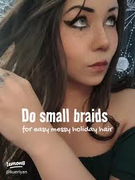 Effortless Holiday Hair: Easy Messy Braids