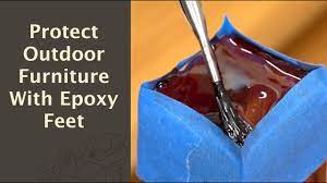 However, after a few years of wear and tear the cushions may need new covers and your patio furniture feet protectors may need to be replaced. Protect Outdoor Furniture With Epoxy Feet Youtube