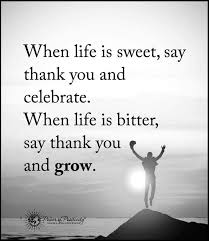 Osho hindi quotes hindi quotes images life quotes pictures love quotes in hindi words quotes dosti quotes chanakya quotes hindi shayari quotations qoutes gujarati quotes sweet words good thoughts baby krishna feelings mumbai comedy. When Life Is Sweet Say Thank You And Celebrate When Life Is Bitter Say Thank Inspirational Quotes With Images Quotes Inspirational Positive Challenge Quotes