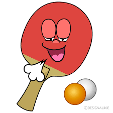 Table tennis cartoon 3 of 6. Free Relaxing Table Tennis Cartoon Image Charatoon