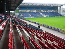 Rovers striker adam armstrong appealed for a penalty after a collision in the brentford box with the brentford 5, blackburn rovers 2. Ewood Park Stadion In Blackburn Lancashire