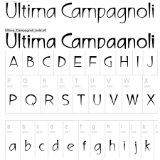 Https Www Dafont Com Ultima Campagnoli Font Words Word Search Puzzle Phrase
