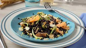 Riso Venere Con Fiori Di Zucca E Salmone Secondchef