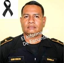 EN ESCUINTLA Agente de la PNC fue asesinado En el campo de fútbol del  parcelamiento el Naranjo Santa Lucía Cotzumalguapa Escuintla el oficial  tercero de la PNC Elmer Monzón López fue acribillado.