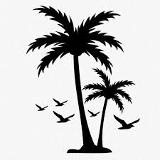 Palm Svg File Palm Tree Vector File Palm Tree Vector Palm Tree Drawing Palm Tree Silhouette