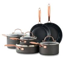 Food Networka 10 Pc Nonstick Ceramic Cookware Set Black Ceramic Cookware Set Copper Cookware Set Ceramic Cookware