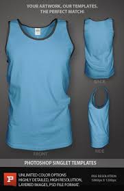 Photo Real Ghosted Singlet Template Psd Singlets Real Photos Photo