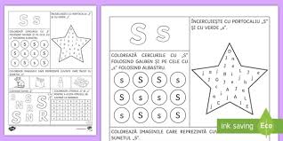 De existenţa lui dumnezeu şi de faptul că vorbim. RecunoaÈ™terea Literei S S FiÈ™Äƒ De Lucru Teacher Made