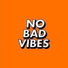 No Bad Vibes Orange Aesthetic Orange Wallpaper Aesthetic Colors