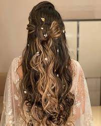 Inspiring Indian Wedding Hairstyles For Long Hair You Must Try Before Walking Own Towards The Aisle Indian Wedding Hairstyles Hair Styles Wedding Hairstyles