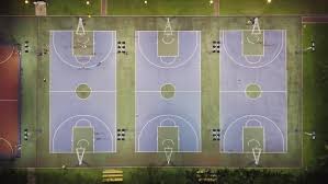 Court design by parklife nz. People Playing Outdoor Basketball At Stock Footage Video 100 Royalty Free 1010374352 Shutterstock