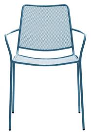 Belinda Kollu Metal Sandalye Mavi Sandalye Ahsap Isleme Tasarim