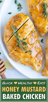 Onion powder, coarse salt, cracked black pepper, garlic powder and 3 more. Baked Honey Mustard Chicken Recipe Evolving Table Recipe Healthy Chicken Recipes Recipes Healthy Dinner Party Recipes