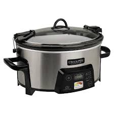 Check spelling or type a new query. Crock Pot Cook Carry Digital Slow Cooker With Heat Saver Stoneware Brushed Stainless Steel Sccpcts605 S Target