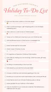 If you rely on glasses to get around, use this christmas as an opportunity to get a fresh new pair of stylish specs to switch up. Christmas To Do List For Southern Couples Southern Weddings Christmas To Do List Christmas Traditions To Do List