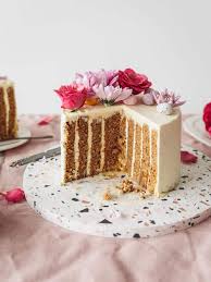 This cake is quick and easy to make, versatile and lots of carrots make this the best carrot cake. Vertical Layer Carrot Cake Izy Hossack Top With Cinnamon