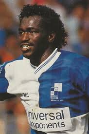 Football Photo CARL SAUNDERS Bristol Rovers 1989-90