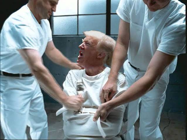 Trump in straight jacket EVhvZroXsAAmAt0 | Envisioning The American Dream