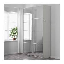It will be in 3parts. Ikea Pax Mirrored Sliding Wardrobe Village
