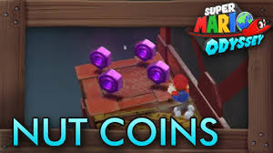 Super Mario Odyssey All Purple Nut Coins Wooded Kingdom Youtube